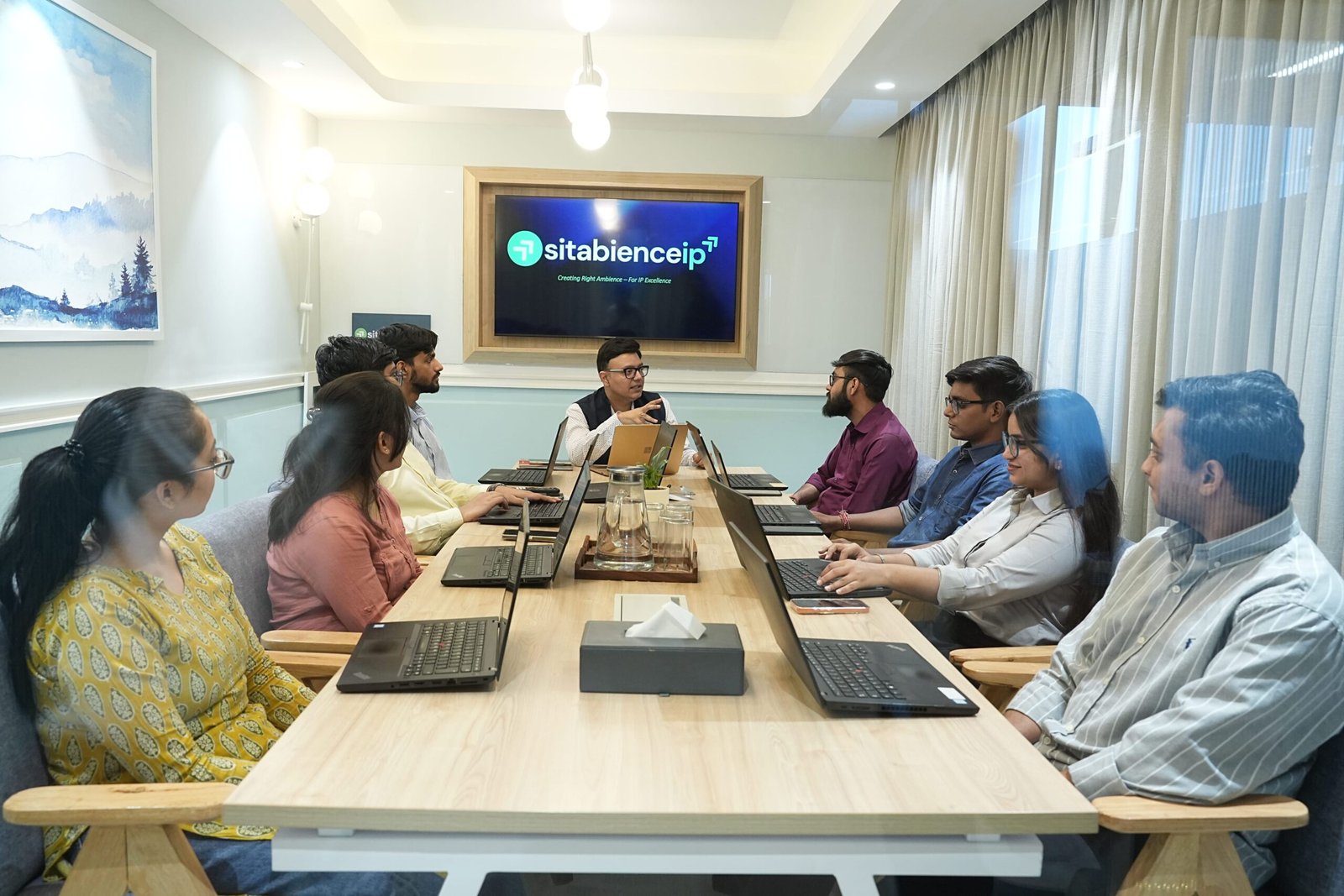 The Sitabience IP team in a working session